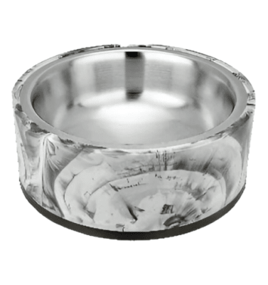 Kumar plato perro antideslizante marmoleado 1200 ml1