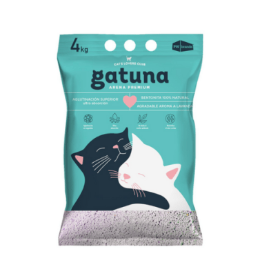 Gatuna Arena Premium 4 kilos Aroma Lavanda1