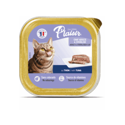 Plaisir paté gato adulto atún 100 grs1