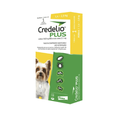 Credelio plus 1.4 - 2.8 kg x 1 comp.1