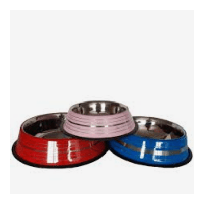 Plato acero inox. Diseño lineas1