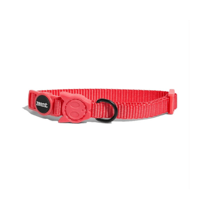 Neon coral collar cat1