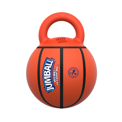 Jumball pelota de basketball con mango de goma1