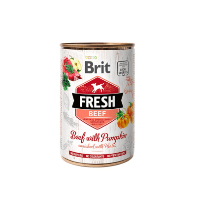 Brit fresh beef with pumpkin 400 grs1