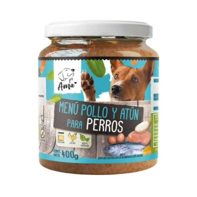 Alimento ama para perro Pollo y Atún 400 grs1