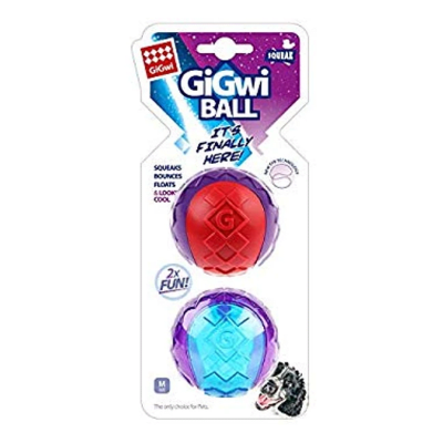 Pelota Squeaker 2 unidades M1
