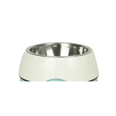 Plato melamina + inox blanco1