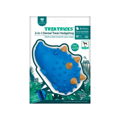Pet treat 2 en 1 dental erizo1
