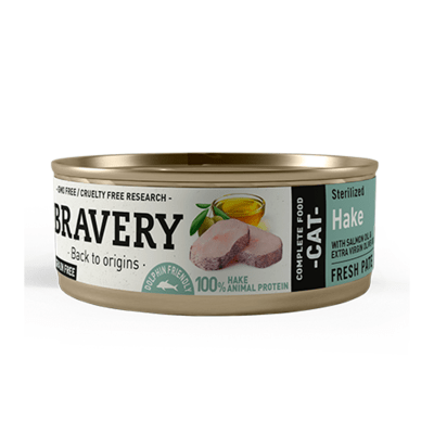 Bravery esterilizado Hake 70 grs1