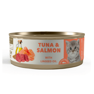 Amity Tuna & Salmon para gatito 80 grs1
