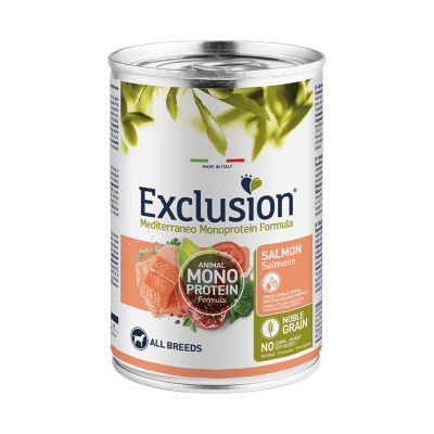 Exclusion monoprotein salmón 400 grs.1