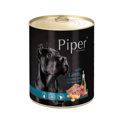 Piper with Lamb, carrots and brown rice 800 grs1