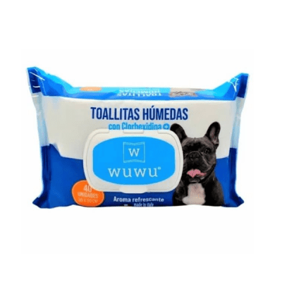 Wuwu toallitas humedas Clorhexidina 40 unidades1