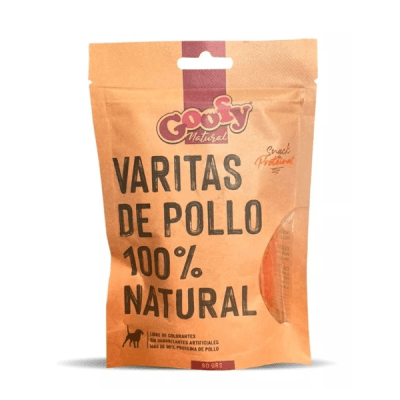 Snack goofy varitas de pollo 60 gr1