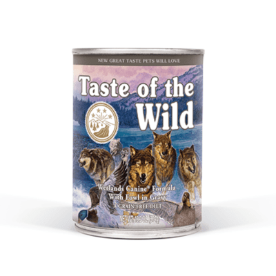 Taste of the wild wetland (pato) Lata 390 grs1