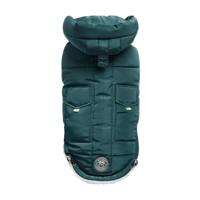 GFpet parka super puff Teal1