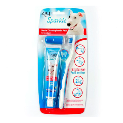 Sparkle set cepillo/pasta/dedo1