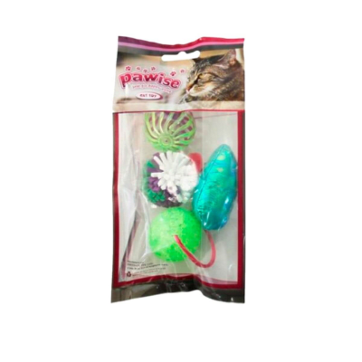 Set 4 juguetes gato1
