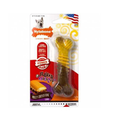 Nylabone hueso texturizado sabor carne queso1