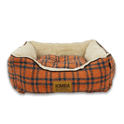 Eco cama Andes escoces Naranja/Petroleo3