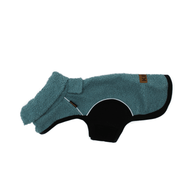 Chaqueta Onix boucle Celeste1