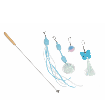Varita interactiva 5 piezas para gatos1