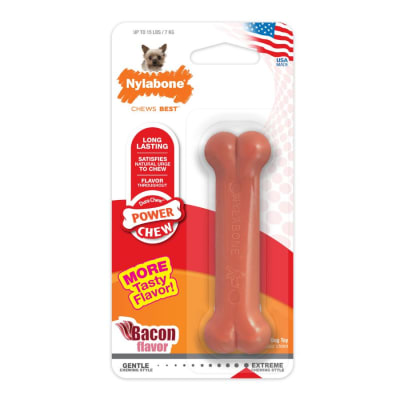 Nylabone Hueso mordedor extremo Tocino1