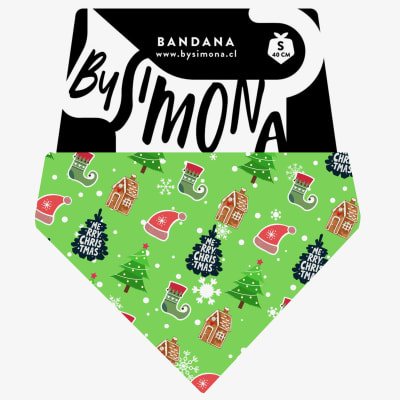 Bandana By Simona christmas verde1
