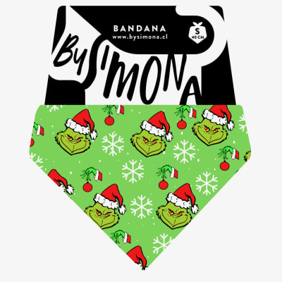 Bandana By Simona Grinch y navidad verde1