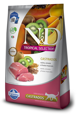 N&D Tropical gato adulto castrado sabor cerdo 1,5kg1