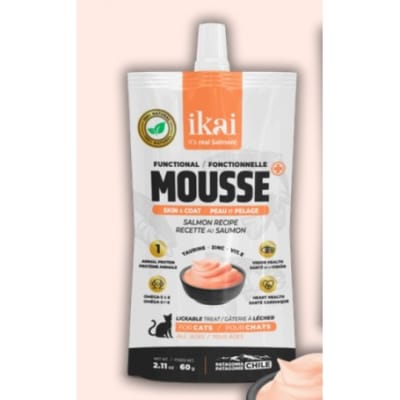 Ikai mousse funcional salmón piel y pelaje 60 grs.1