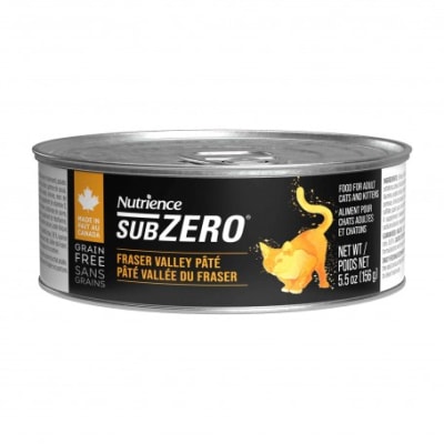 Lata Nutrience subzero gato fraser valley 156grs1