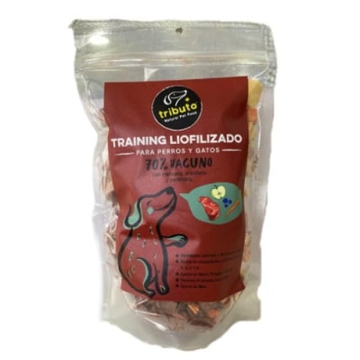 Tributo snack training Vacuno y Frutas 100 grs1