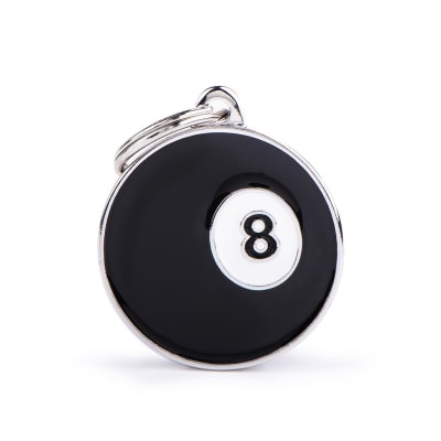 Placa My family Charms Bola de billar1