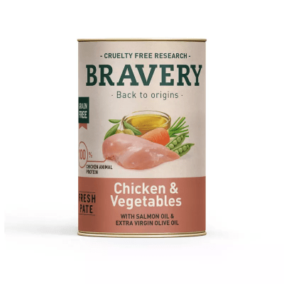 Bravery chicken and vegetables dog 290gr1