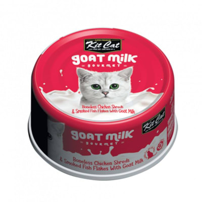 Kit cat Goat Milk gourmet Chicken & Smoked Fish 70gr1