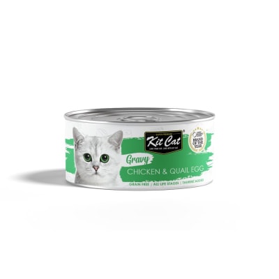 Kit cat Gravy Chicken & Quail Egg 70gr1