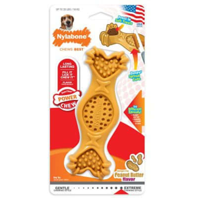 Nylabone power chew rellenable sabor mantequilla de mani1