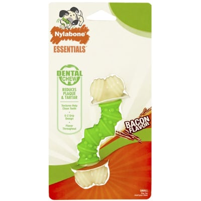 Nylabone daily dental diseño curvo sabor Tocino2
