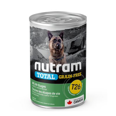 T26 Nutram total grain free Lamb & Lentils canned 369 grs1