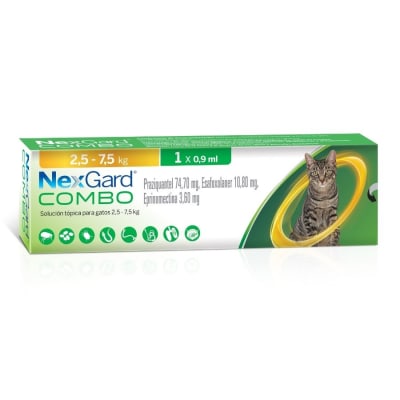 Nexgard Pipeta Gato 2,5 - 7,5 kg1