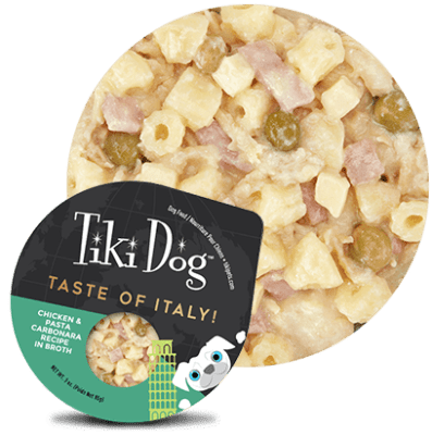 Tiki Dog Pollo y Pasta Carbonara 85 gr1