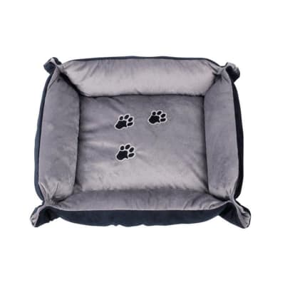 Pawise cama con patitas azul/gris1