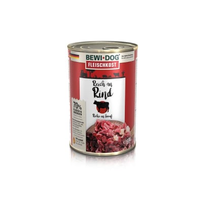 Alimento Humedo Bewidog Rico en Res 400 gr1