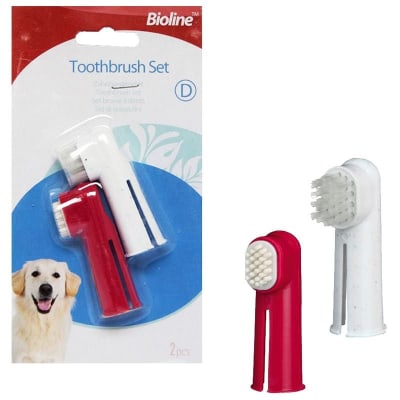 Set 2 cepillos dentales de dedo1