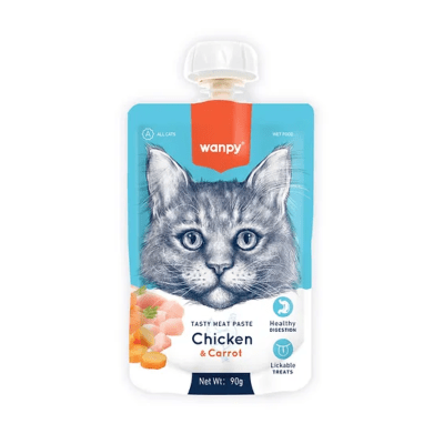 Pasta pollo & zanahorias para gatos 90 grs1