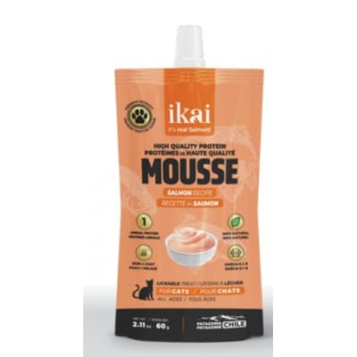 Ikai mousse de salmon para gatos 60 grs3