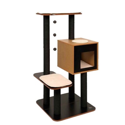 Vesper cat Furniture V High Base Negro1