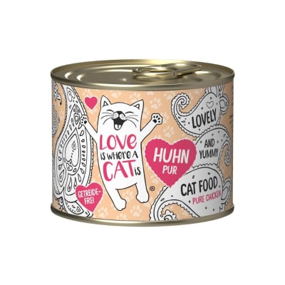 Love is Where a cat is Pollo 200 gr1