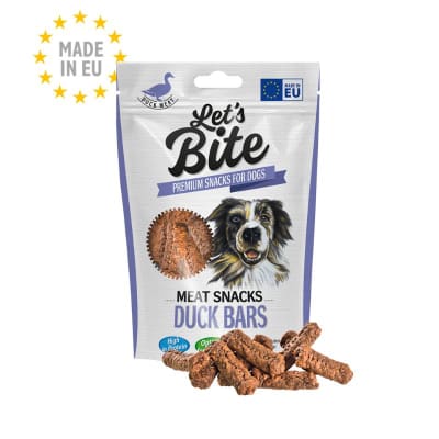 Lets Bite Meat Snacks Duck Bars 80 gr1